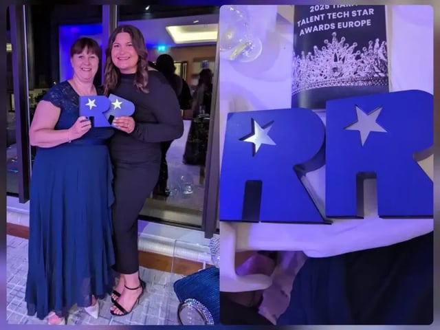 Tina Hook and Jessica Crook at the TIARA Talent Tech Awards