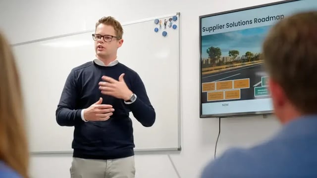 Richard tijdens strategiedag